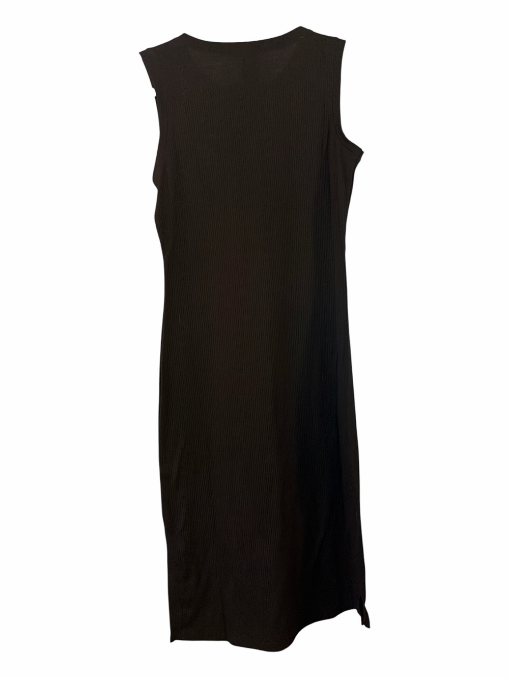 Olivia Grey Black Sleeveless Midi Dress - Picture 2 of 5